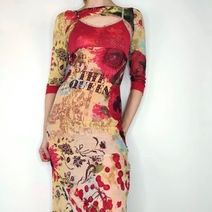 Save the Queen Cherry 🍒 Print Dress